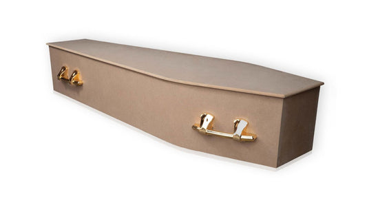 Eco Box Knockdown Coffin - Material Colour