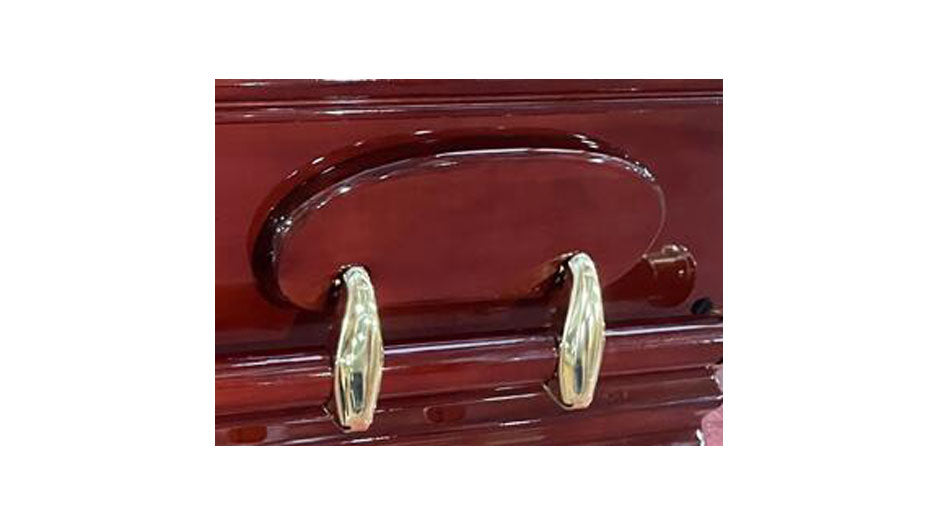 Grecian Urn Casket (MDF - Half Lid) - Rosewood