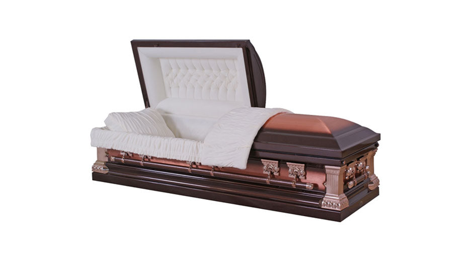 Irmine Solid Copper Casket - Bronze