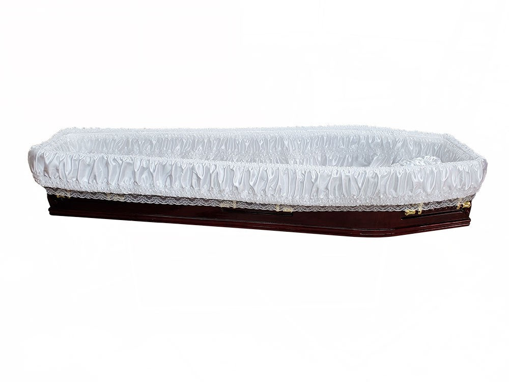 Denman Premium Solid Wood Coffin - Rosewood