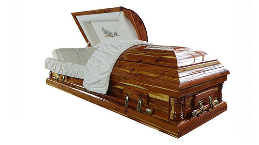 California Red Cedar Solid Wood Casket