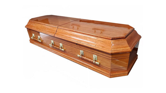 Premium Grecian Urn Casket (Full Lid) - Brown