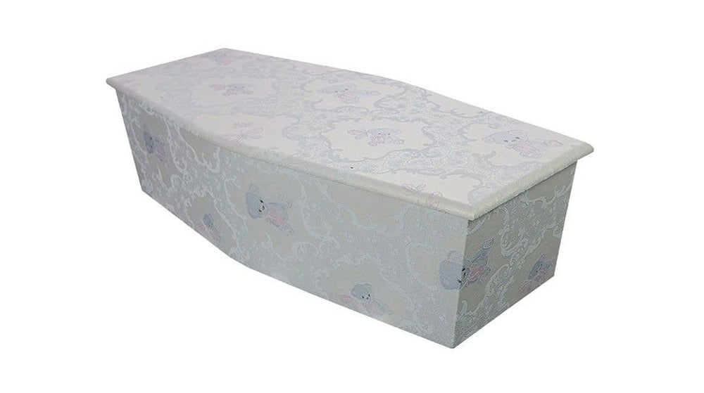 Baby Bear Child Casket - Blue