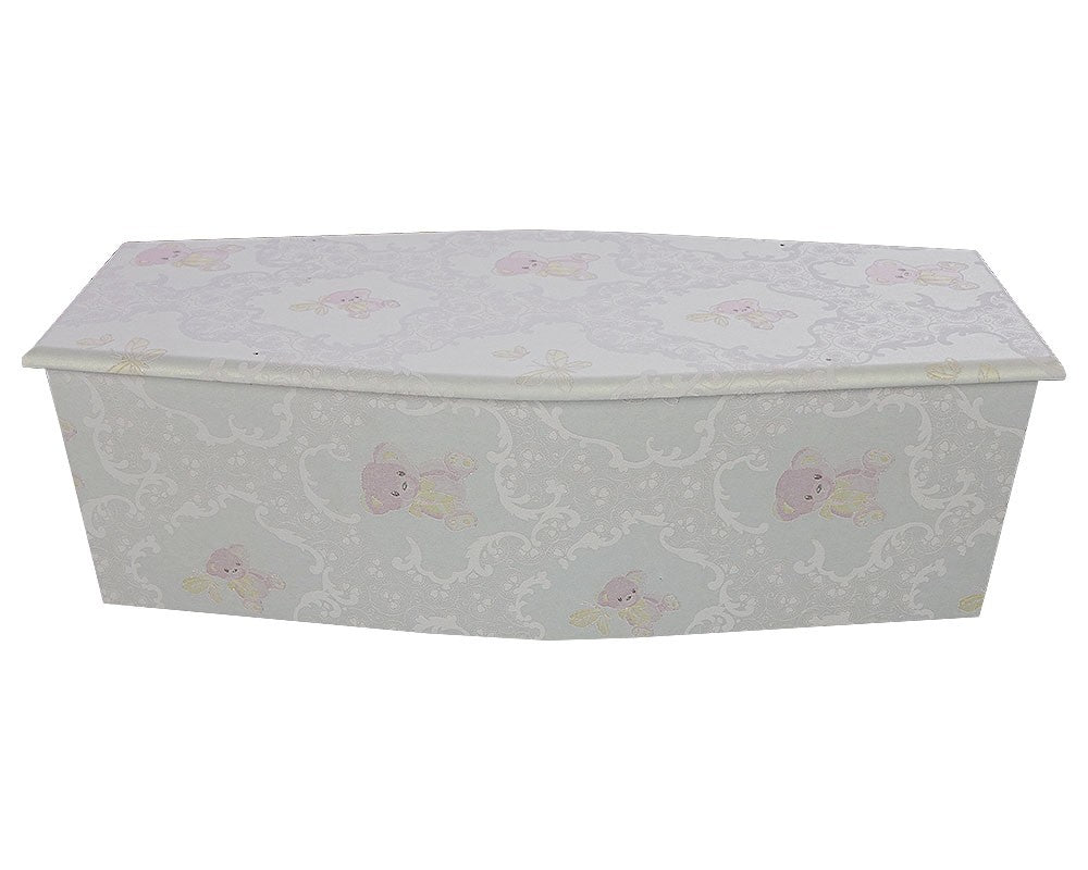 Baby Bear Child Casket - Pink