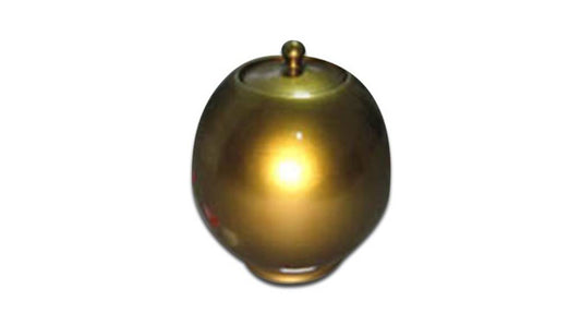 Golden Vessel Ceramic Urn