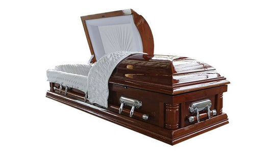 Peace MDF Casket - Brown