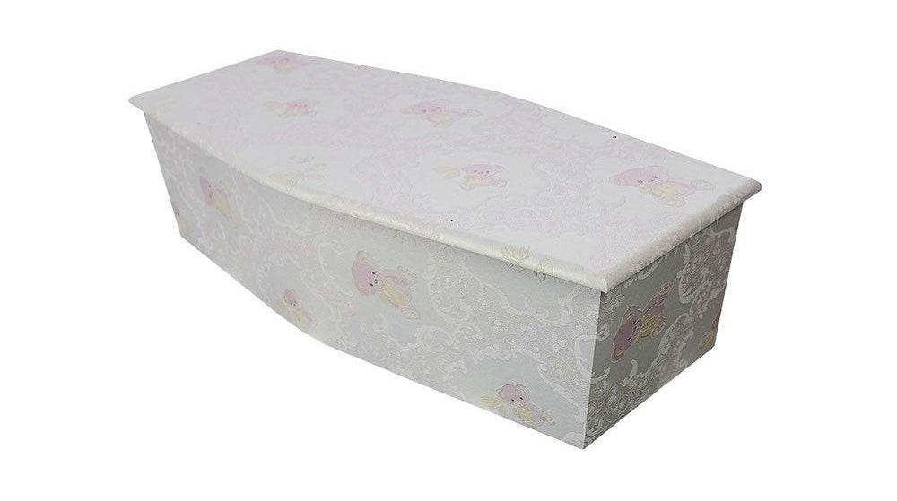 Baby Bear Child Casket - Pink