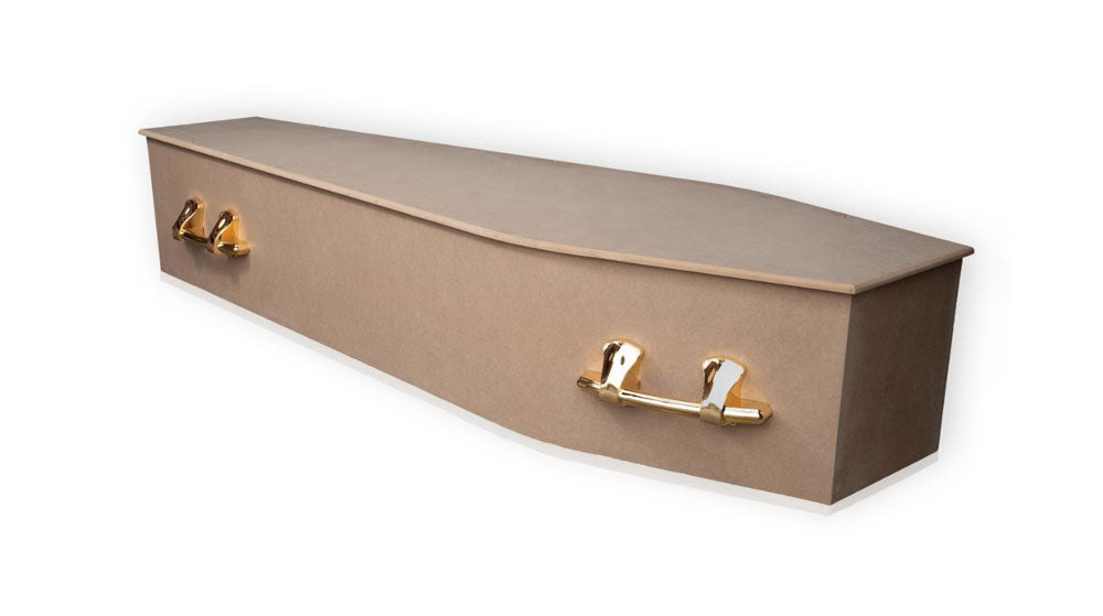 Eco Box  Knockdown Coffin - Material Colour