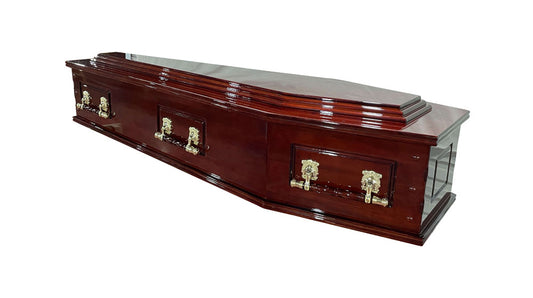 Denman Coffin Double Raised - Rosewood
