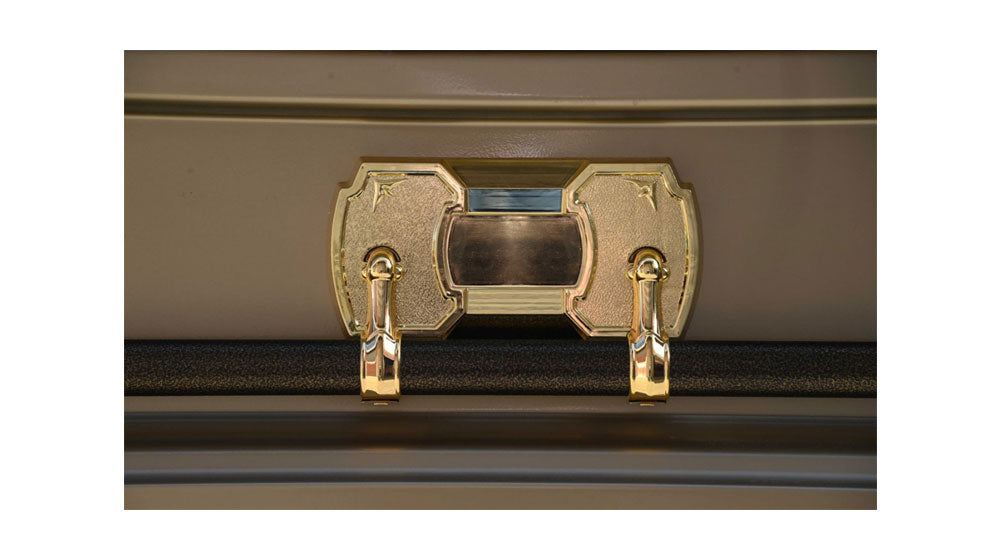 Mark Everest Metal Casket - Light Gold