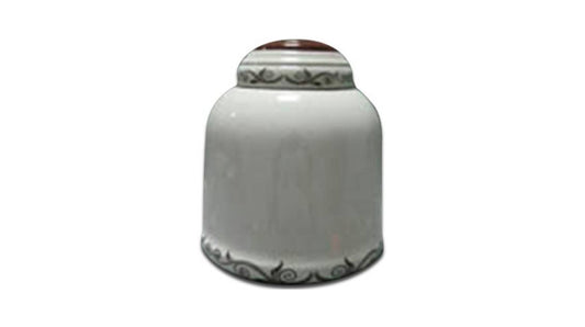 Majestic White Ceramic Urns