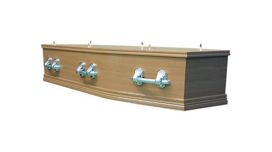 Serenity Flat Lid Coffin - Pine